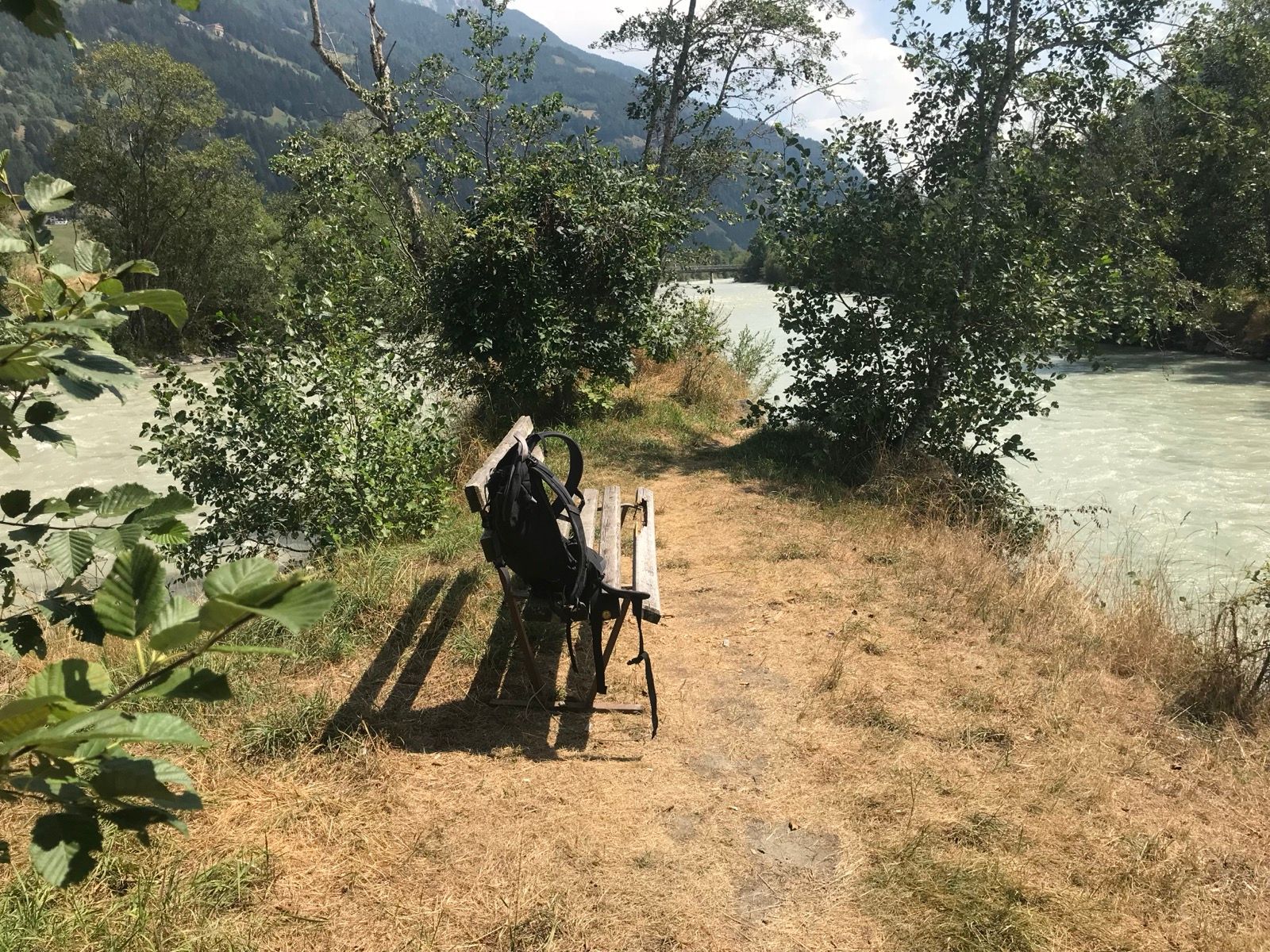 Der Zusammenfluss von Isel und Tauernbach bei Matrei in Osttirol, dem Tor zum Nationalpark Hohe Tauern und Ziel der Tour.