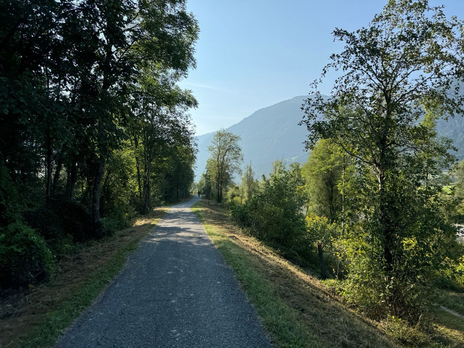 Der Gailtal-Radweg auf der Strecke bei Kötschach-Mauthen